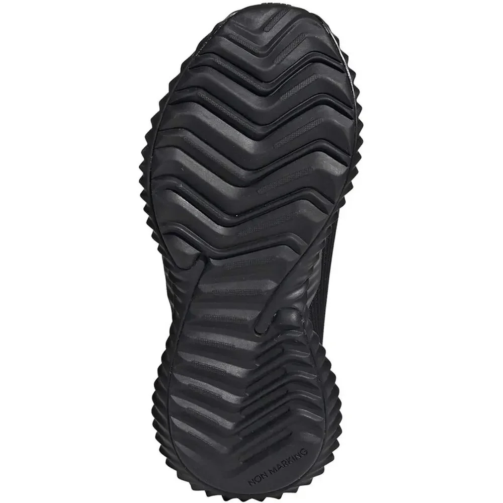 ADIDAS FORTARUN AC SHOE - KID'S RUNNING, CORE BLACK-DARK GREY, 7 BIG KID